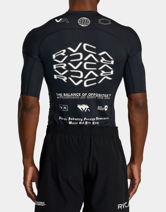 RVCA - Mens Sport Short Sleeve Rash Vest