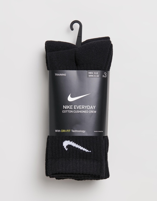 Nike - Nike Everyday Cushion Crew Socks 3-Pack