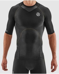 SKINS - SKINS Compression Men's Series-3 Active 400 Short Sleeve Top Black