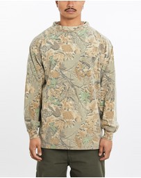 Vintage by The Real Deal - Pre Loved - Vintage 90s Realtree Camo Long Sleeve Mock Neck Tee