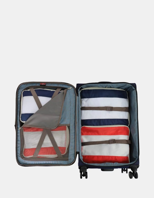 Pierre Cardin - Pierre Cardin 69cm Soft Water-Repellent Medium Suitcase Spinner