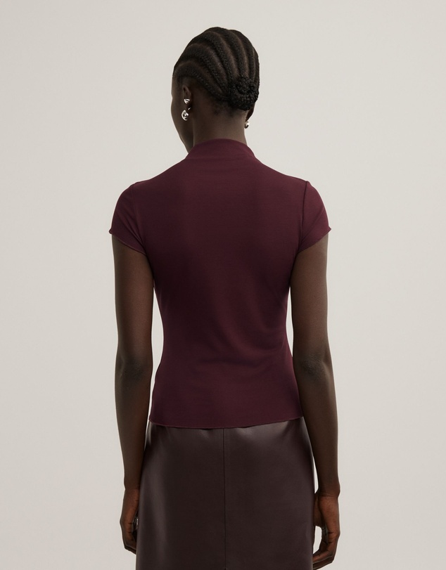 Witchery - High Neck Cap Sleeve T-shirt