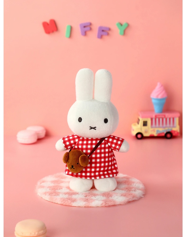 Miffy - Miffy Checkered Dress with Snuffy Bag