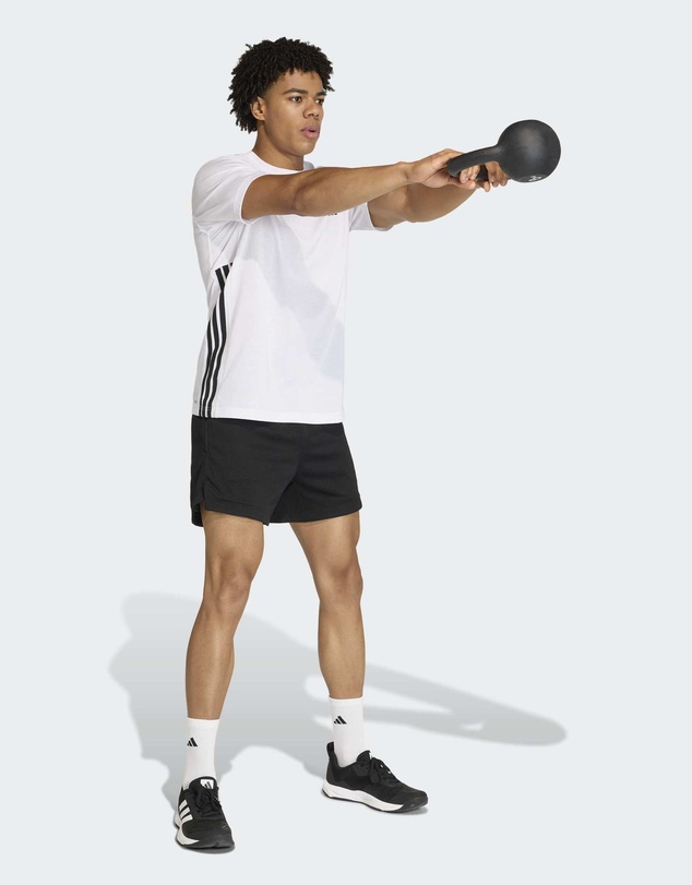 adidas Performance - WORKOUT ESSENTIALS FEELREADY 3 STRIPES T-SHIRT Mens