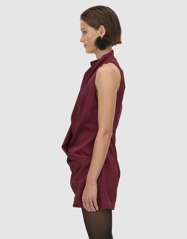 CAMILLA AND MARC - Aeris Draped Satin Mini Dress