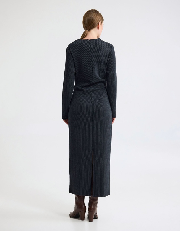 Oxford - Hartley Jacquard Stripe Knit Dress