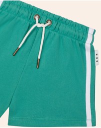 Huxbaby - Heritage Green Sports Shorts - Babies-Kids