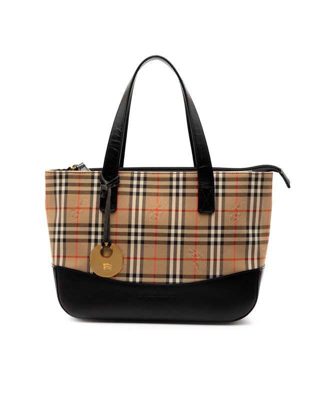 Pre-Loved by Azura Reborn - Pre-Loved Haymarket Check Canvas Tote