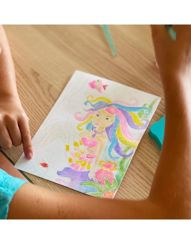 Icando - Mystical Mermaids Watercolour Art Set
