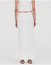 FRIEND of AUDREY - Carlton Linen Bias Skirt