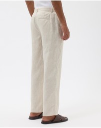 AERE - Relaxed Leg Tailored Linen Pants