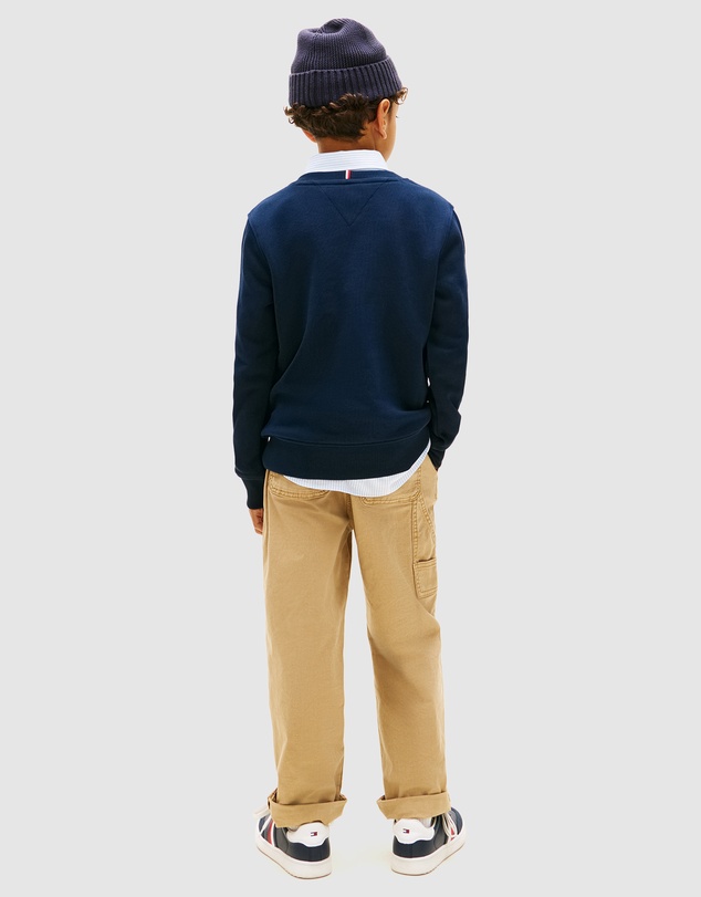 Tommy Hilfiger - Heritage Flag Applique Crew Neck Sweatshirt - Teens