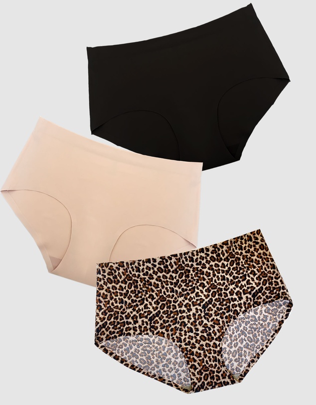 B Free Intimate Apparel - Invisible Panty Lines Brief - 3 Pack