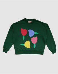 Mosey Me - Forget Me Not Sweater - Forest