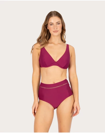 Baku Swimwear - Rococco D/E Cup Underwire Bikini Bra Top