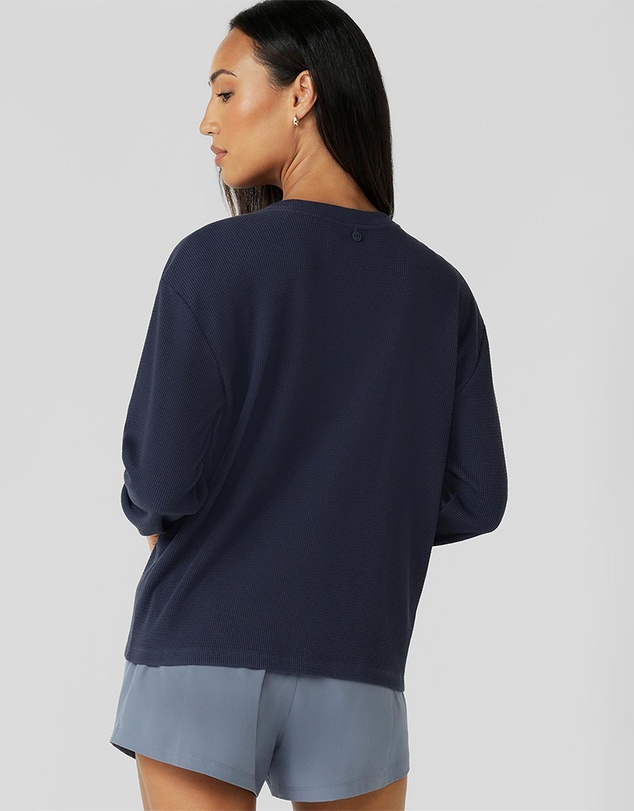 Lorna Jane - Everyday Ease Waffle Long Sleeve T-Shirt