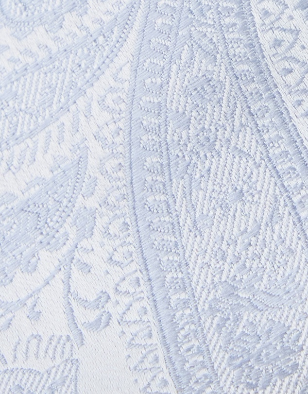 yd. - Premium Silk Paisley 6.5 Cm Tie