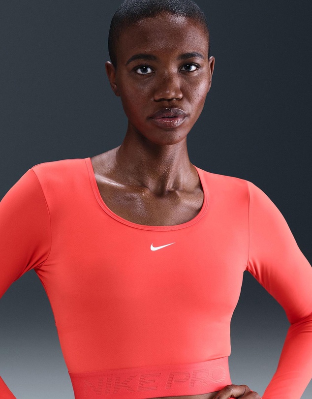Nike - Pro Dri-FIT Cropped Long Sleeve Top