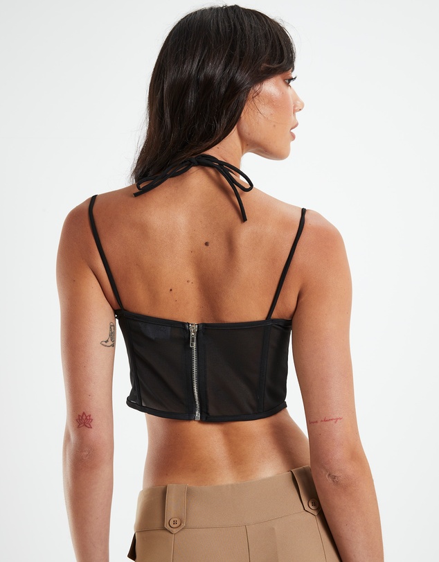 Neon Hart - Viccy Strappy Cross Front Corset