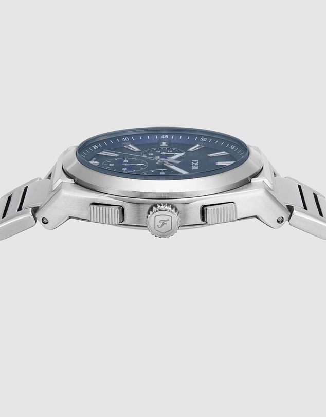 Fossil - Everett Silver Tone Chronograph Watch