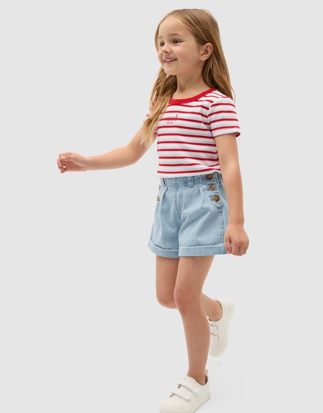 Seed Heritage - Denim Button Short