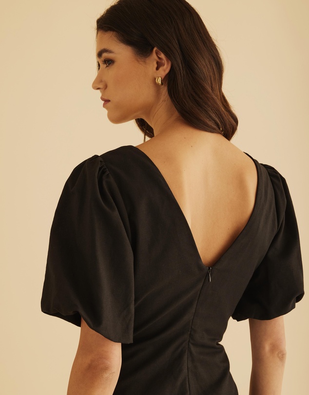 Atmos&Here - Billie Linen Blend Midi Dress