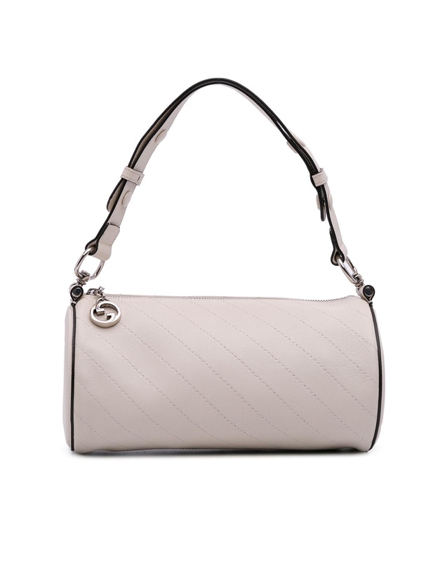 Pre-Loved by Azura Reborn - Pre-Loved gucci Quilted Leather Shoulder Bag with Adjustable Strap and Zipper Closure
