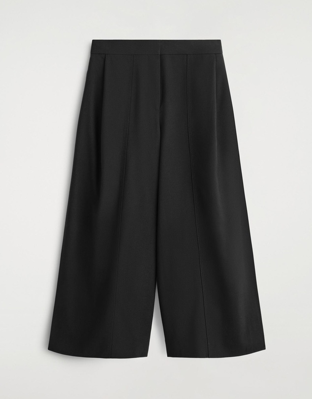 COS - Pleated Merino Wool Blend Culottes