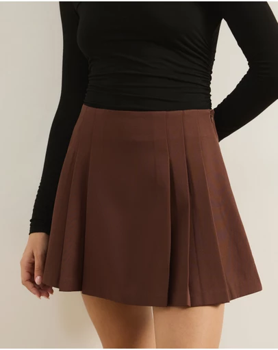 Atmos&Here - Ciel Pleated Mini Skirt