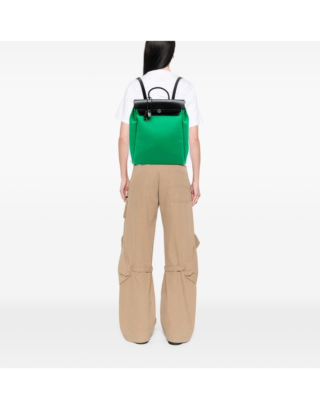 Pre-Loved by Azura Reborn - Pre-Loved Toile Herbag A Dos Zip Retourne Backpack