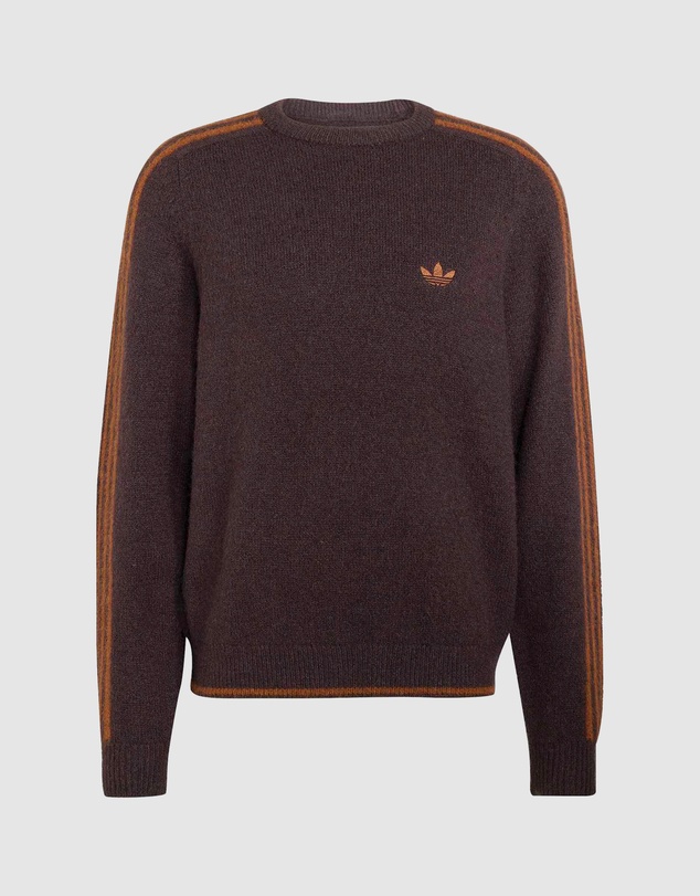 adidas Originals - 3 Stripes Fluffy Knit Crew