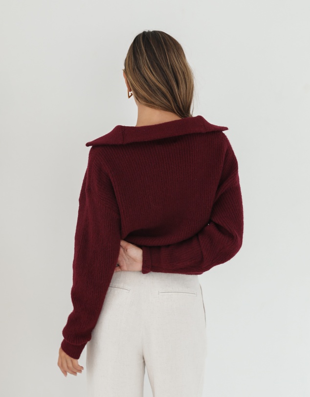 Esther & Co - Merete Knit - Bordeaux