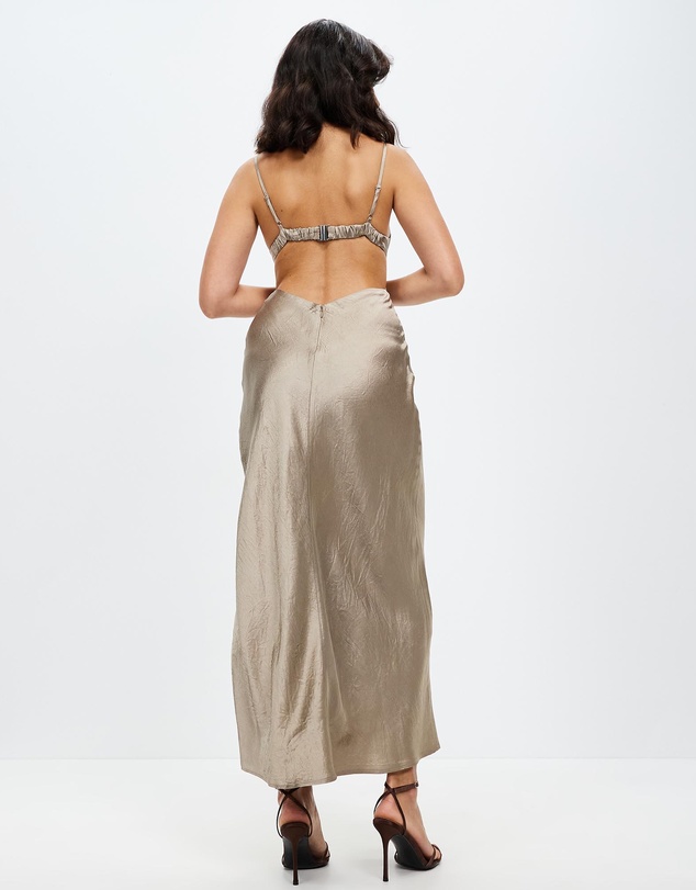 Third Form - Crush Bias Tri Midi Dress
