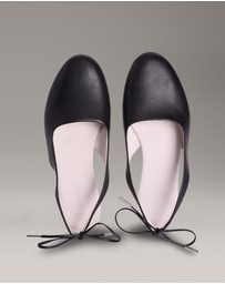 Calvin Klein - Leather Slingback Ballerinas