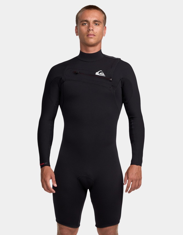 Quiksilver - Mens 2/2mm Highline Chest Zip Springsuit