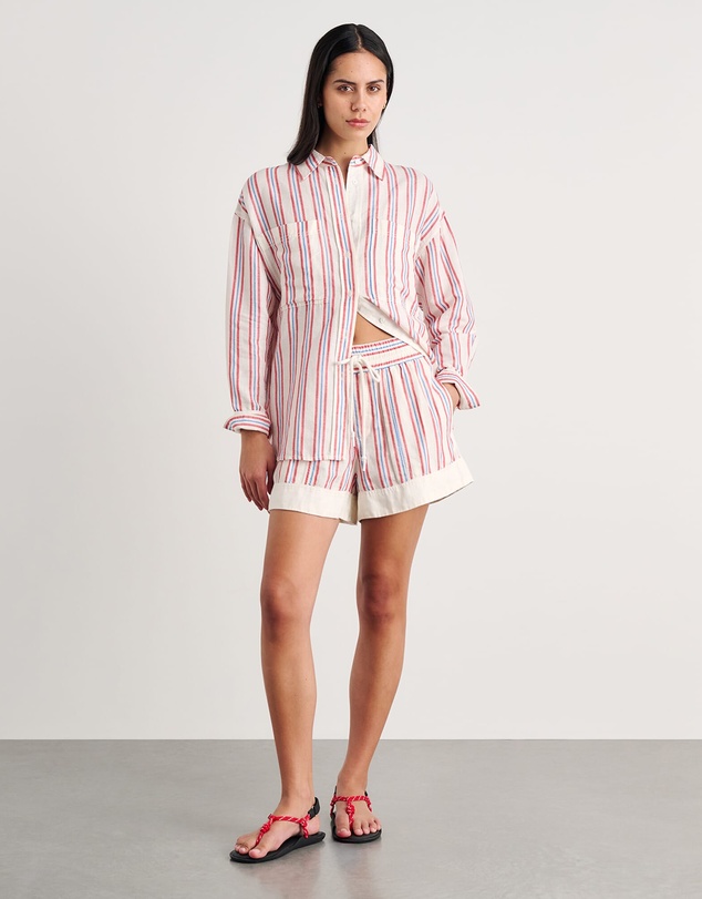 Jag - Winona Stripe Shirt - ICONIC EXCLUSIVE