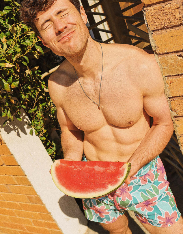 Skwosh - Wild Thing Men's Eco Swim Shorts in Pink