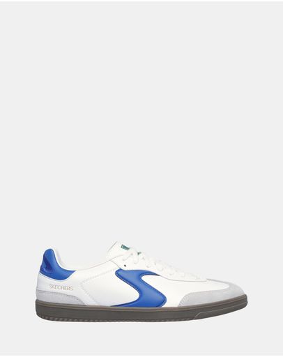 White & Blue