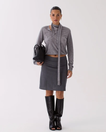 Style Addict - Wren Top - Grey