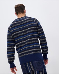 Surrounded By Ghosts - The Sonolite Embroided Knit Sweatshirt