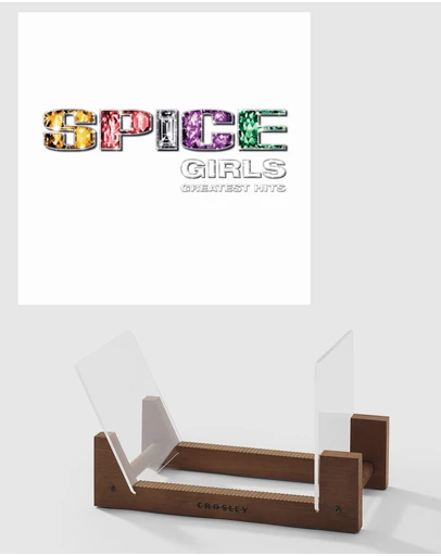 Universal Music - Spice Girls Greatest Hits - Vinyl Album & Crosley Record Storage Display Stand