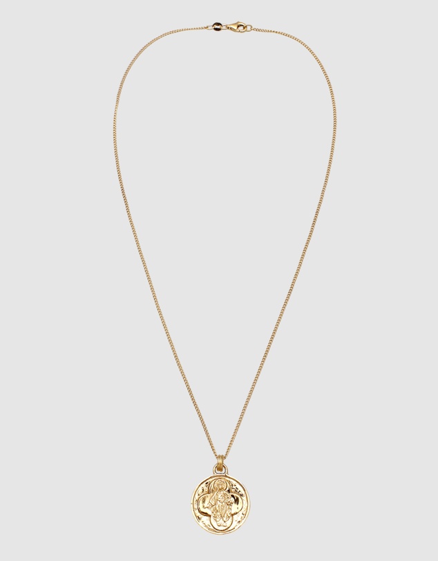 Elli Jewelry - Necklace Madonna Religion 925 Sterling Silver Gold-Plated