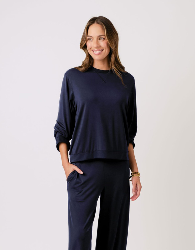 UNE PIECE - Lounge Long Sleeve Crew Neck Top