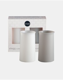 porter green - stegg | silicone unbreakable highball glasses