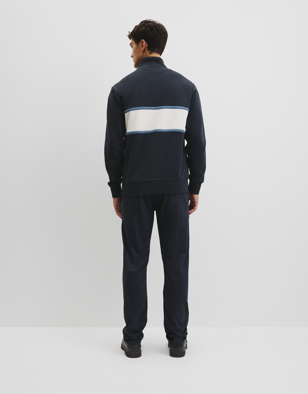 Country Road - Australian Cotton Modern Logo Quarter Zip Sweat