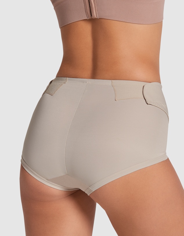 Leonisa - Firm Compression Adjustable Postpartum Belly Wrap Brief