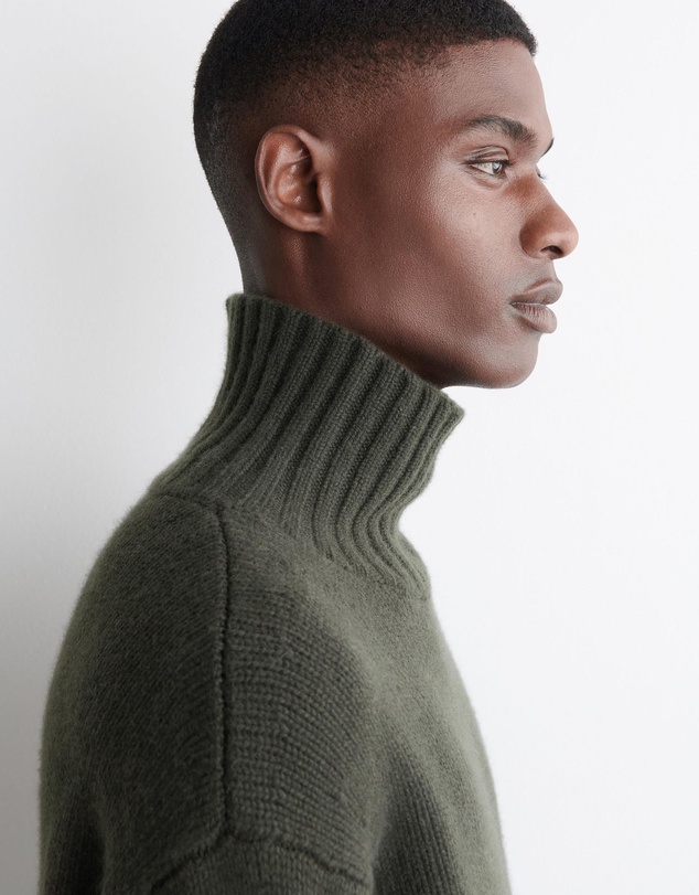COS - Chunky Cashmere Funnel-Neck Jumper