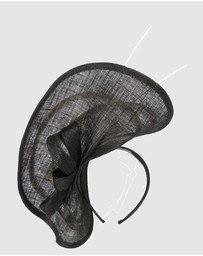 Max Alexander - Large Black Racing Fascinator