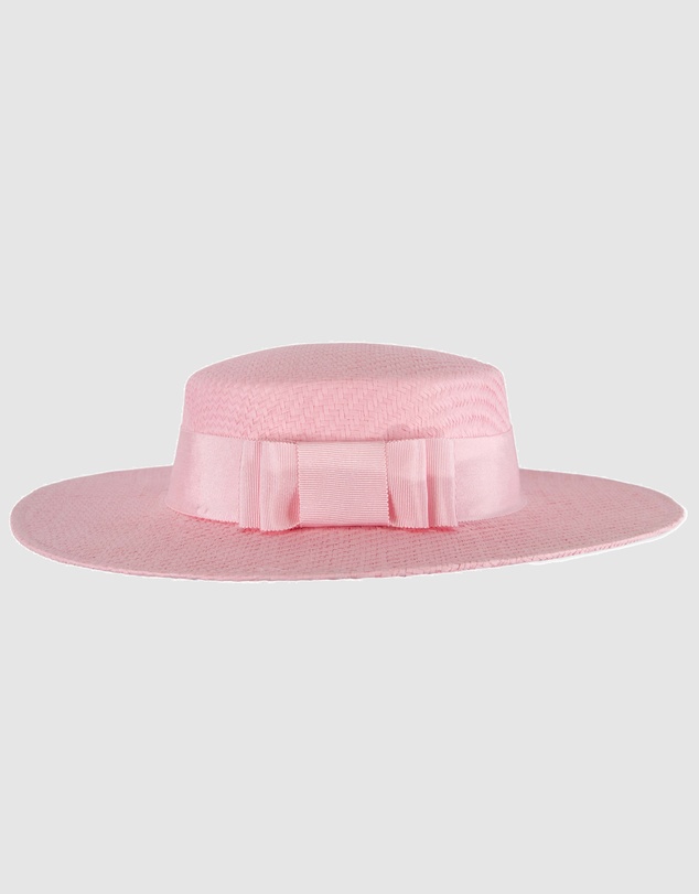 Max Alexander - Pink Boater Hat