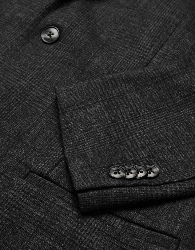 Politix - Travel Performance Jersey Check Tailored Jacket